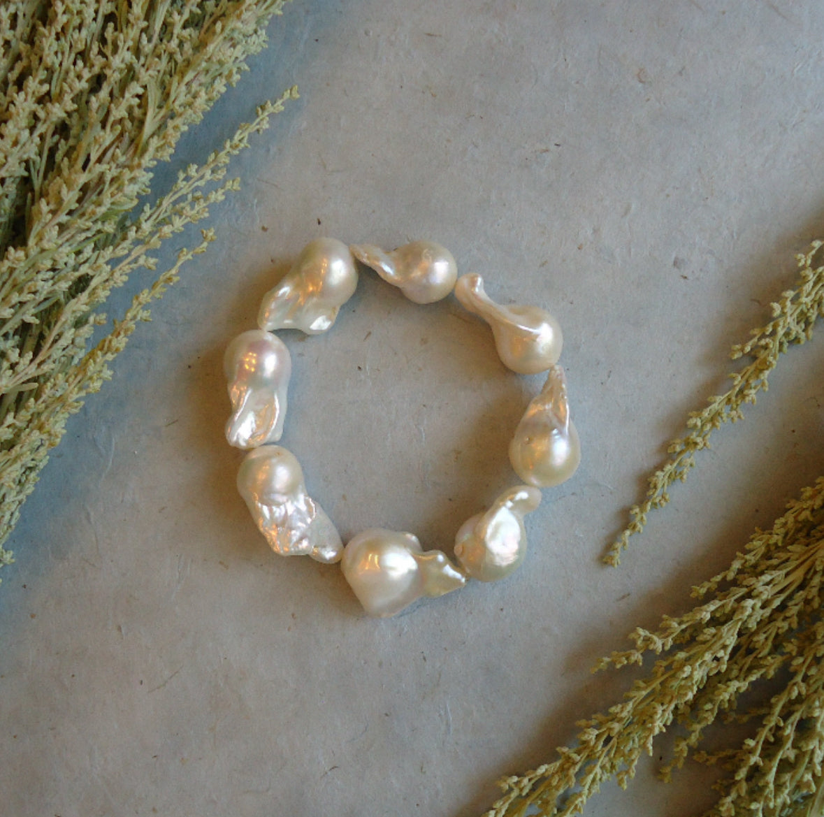 Large Baroque Pearl Bracelet
